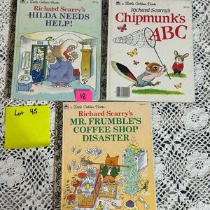 Richard Scarry's Little Golden Books Set